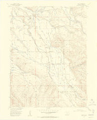 Gould Colorado Historical topographic map, 1:24000 scale, 7.5 X 7.5 Minute, Year 1955