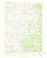 Gould Colorado Historical topographic map, 1:62500 scale, 15 X 15 Minute, Year 1956