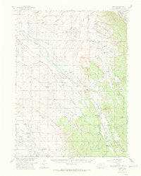 Gould Colorado Historical topographic map, 1:62500 scale, 15 X 15 Minute, Year 1956