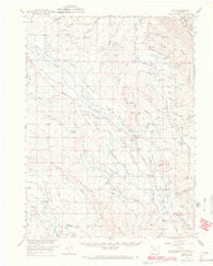 Gould Colorado Historical topographic map, 1:62500 scale, 15 X 15 Minute, Year 1956