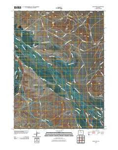 Gould NW Colorado Historical topographic map, 1:24000 scale, 7.5 X 7.5 Minute, Year 2010