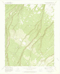 Government Springs Colorado Historical topographic map, 1:24000 scale, 7.5 X 7.5 Minute, Year 1973