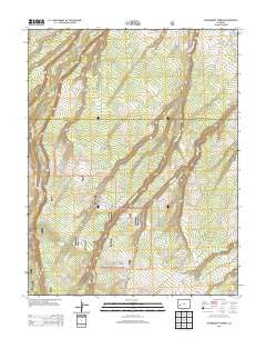 Government Springs Colorado Historical topographic map, 1:24000 scale, 7.5 X 7.5 Minute, Year 2013