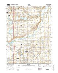Gowanda Colorado Current topographic map, 1:24000 scale, 7.5 X 7.5 Minute, Year 2016