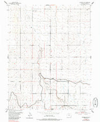 Granada NE Colorado Historical topographic map, 1:24000 scale, 7.5 X 7.5 Minute, Year 1955