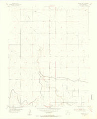 Granada NE Colorado Historical topographic map, 1:24000 scale, 7.5 X 7.5 Minute, Year 1955