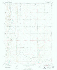 Granada NW Colorado Historical topographic map, 1:24000 scale, 7.5 X 7.5 Minute, Year 1955