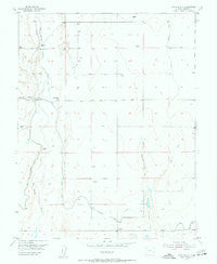 Granada NW Colorado Historical topographic map, 1:24000 scale, 7.5 X 7.5 Minute, Year 1955