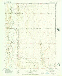 Granada NW Colorado Historical topographic map, 1:24000 scale, 7.5 X 7.5 Minute, Year 1955