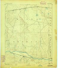 Granada Colorado Historical topographic map, 1:125000 scale, 30 X 30 Minute, Year 1894