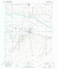 Granada Colorado Historical topographic map, 1:24000 scale, 7.5 X 7.5 Minute, Year 1953
