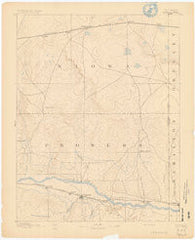 Granada Colorado Historical topographic map, 1:125000 scale, 30 X 30 Minute, Year 1892