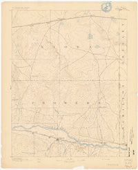 Granada Colorado Historical topographic map, 1:125000 scale, 30 X 30 Minute, Year 1892