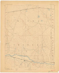 Granada Colorado Historical topographic map, 1:125000 scale, 30 X 30 Minute, Year 1894