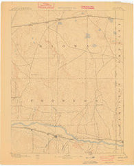 Granada Colorado Historical topographic map, 1:125000 scale, 30 X 30 Minute, Year 1894