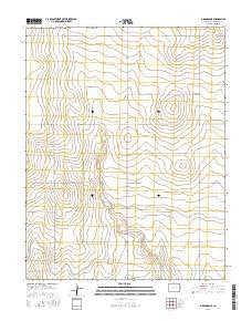 Granada NE Colorado Current topographic map, 1:24000 scale, 7.5 X 7.5 Minute, Year 2016