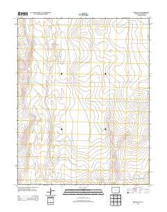 Granada NW Colorado Historical topographic map, 1:24000 scale, 7.5 X 7.5 Minute, Year 2013