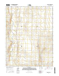 Granada NW Colorado Current topographic map, 1:24000 scale, 7.5 X 7.5 Minute, Year 2016