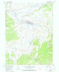 Granby Colorado Historical topographic map, 1:24000 scale, 7.5 X 7.5 Minute, Year 1957
