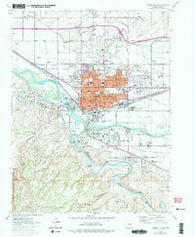 Grand Junction Colorado Historical topographic map, 1:24000 scale, 7.5 X 7.5 Minute, Year 1962