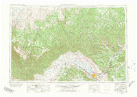 Grand Junction Colorado Historical topographic map, 1:250000 scale, 1 X 2 Degree, Year 1956