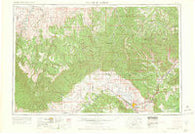 Grand Junction Colorado Historical topographic map, 1:250000 scale, 1 X 2 Degree, Year 1965