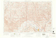 Grand Junction Colorado Historical topographic map, 1:250000 scale, 1 X 2 Degree, Year 1965