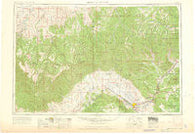 Grand Junction Colorado Historical topographic map, 1:250000 scale, 1 X 2 Degree, Year 1962