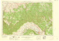 Grand Junction Colorado Historical topographic map, 1:250000 scale, 1 X 2 Degree, Year 1960