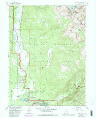 Grand Lake Colorado Historical topographic map, 1:24000 scale, 7.5 X 7.5 Minute, Year 1958