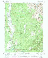 Grand Lake Colorado Historical topographic map, 1:24000 scale, 7.5 X 7.5 Minute, Year 1958
