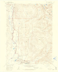 Grand Lake Colorado Historical topographic map, 1:24000 scale, 7.5 X 7.5 Minute, Year 1958
