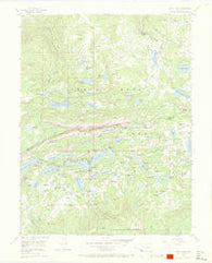 Grand Mesa Colorado Historical topographic map, 1:24000 scale, 7.5 X 7.5 Minute, Year 1955