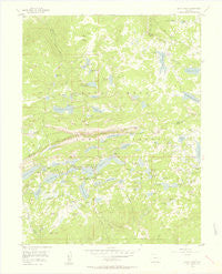 Grand Mesa Colorado Historical topographic map, 1:24000 scale, 7.5 X 7.5 Minute, Year 1955