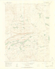 Grand Mesa Colorado Historical topographic map, 1:24000 scale, 7.5 X 7.5 Minute, Year 1955