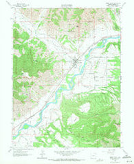 Grand Valley Colorado Historical topographic map, 1:24000 scale, 7.5 X 7.5 Minute, Year 1962