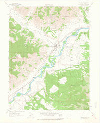 Grand Valley Colorado Historical topographic map, 1:24000 scale, 7.5 X 7.5 Minute, Year 1962