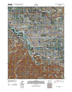Grand Junction Colorado Historical topographic map, 1:24000 scale, 7.5 X 7.5 Minute, Year 2010
