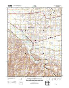 Grand Junction Colorado Historical topographic map, 1:24000 scale, 7.5 X 7.5 Minute, Year 2013