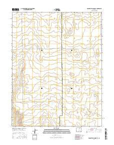 Grandview School SE Colorado Current topographic map, 1:24000 scale, 7.5 X 7.5 Minute, Year 2016