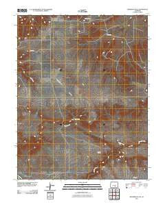 Graneros Flats Colorado Historical topographic map, 1:24000 scale, 7.5 X 7.5 Minute, Year 2010