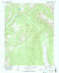 Granite Lake Colorado Historical topographic map, 1:24000 scale, 7.5 X 7.5 Minute, Year 1973