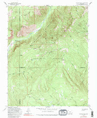 Granite Peak Colorado Historical topographic map, 1:24000 scale, 7.5 X 7.5 Minute, Year 1964