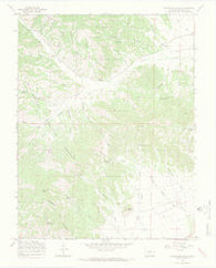 Graveyard Gulch Colorado Historical topographic map, 1:24000 scale, 7.5 X 7.5 Minute, Year 1967