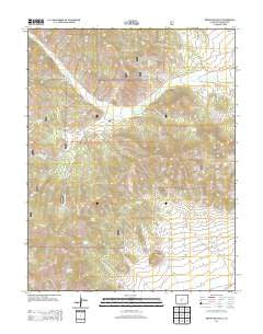 Graveyard Gulch Colorado Historical topographic map, 1:24000 scale, 7.5 X 7.5 Minute, Year 2013
