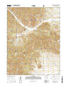Graveyard Gulch Colorado Current topographic map, 1:24000 scale, 7.5 X 7.5 Minute, Year 2016