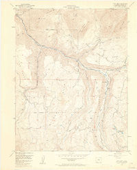 Gray Head Colorado Historical topographic map, 1:24000 scale, 7.5 X 7.5 Minute, Year 1953