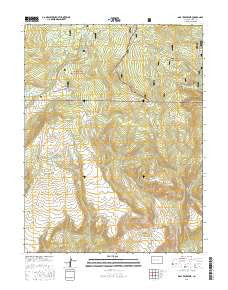 Gray Reservoir Colorado Current topographic map, 1:24000 scale, 7.5 X 7.5 Minute, Year 2016