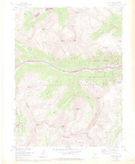 Grays Peak Colorado Historical topographic map, 1:24000 scale, 7.5 X 7.5 Minute, Year 1958