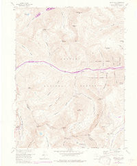 Grays Peak Colorado Historical topographic map, 1:24000 scale, 7.5 X 7.5 Minute, Year 1958